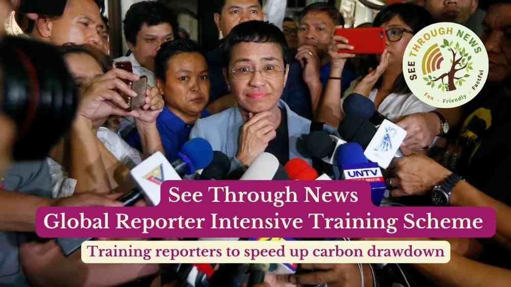 see through news video citizen journalism see through news global reporter intensive training scheme GRITS speed up carbon drawdown