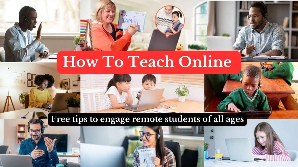 teach online remote virtual education free tips