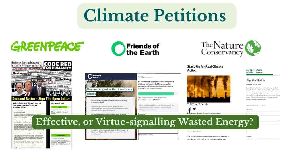 climate petition petitions non-binding climate action carbon drawdown effective ineffective